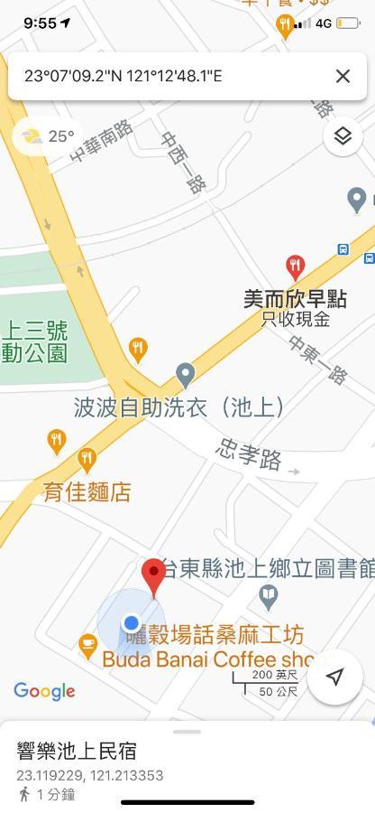 響樂池上電梯民宿1663 Chishang Music Guesthouse Extérieur photo